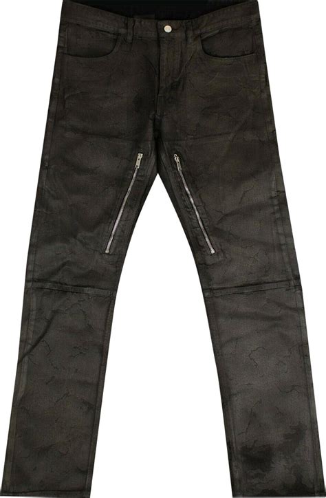 Buy Givenchy Painted Crackled Jeans 'Black'